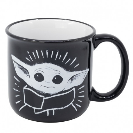 KERAMIK FRÜHSTÜCKSTASSE 415 ML GESCHENKBOX BABY YODA