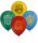 8 bedruckte Latexballons HARRY POTTER HOGWARTS HOUSES
