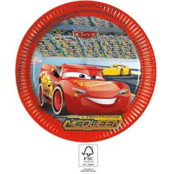 8 Stück Pappteller 23cm Cars