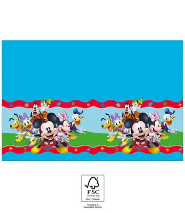 1 Stück Papier Tischtuch 120x180cm MICKEY ROCK THE HOUSE