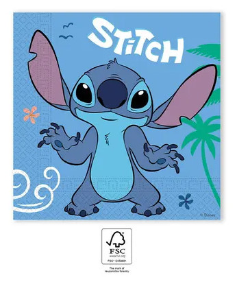 20 STÜCK 2-LAGIGE PAPIERSERVIERKETTE 33x33cm FSC STITCH & ANGEL