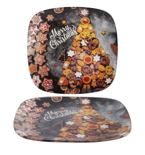 SCHÜSSEL VIERECKIGES LEBKUCHEN 20