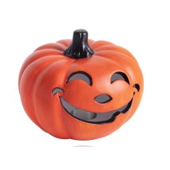 HALLOWEENKÜRBIS+LED LACHEN ORANGE 13