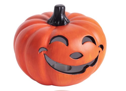 HALLOWEENKÜRBIS+LED LACHEN ORANGE 13