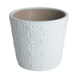 ZEMENTKASSETTE KREIS BLUMEN PÜNKTLICH14*12