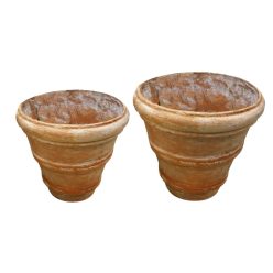 KUNSTSTEIN BLUMENKÜBEL*2/RAND TER