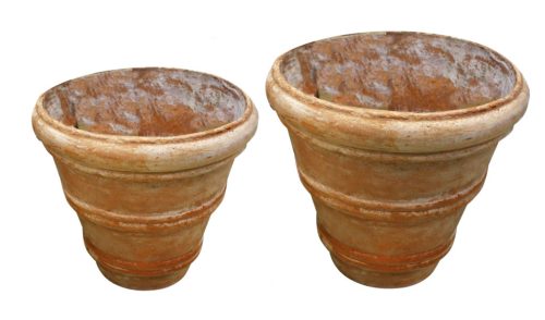 KUNSTSTEIN BLUMENKÜBEL*2/RAND TER