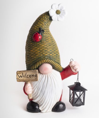KÜLT.ZWERG MIT LAMPE 27*16*45