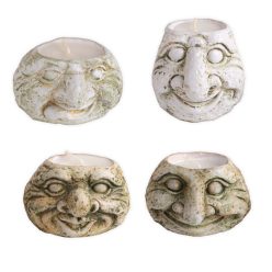K.TROLLFACE KERZE+GELB 4S