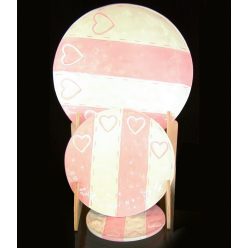 K.TELLER*3 ROSA HERZ SET