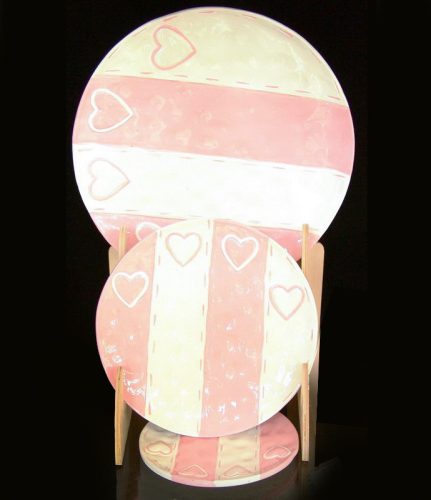 K.TELLER*3 ROSA HERZ SET