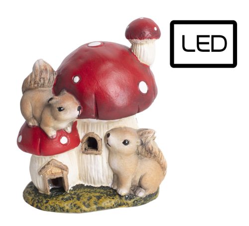 K.PILZHAUS+LED+EICHHÖRNCHEN 10*7