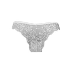 Damen Spitzen-Hipster-Unterteil - weiß - XS