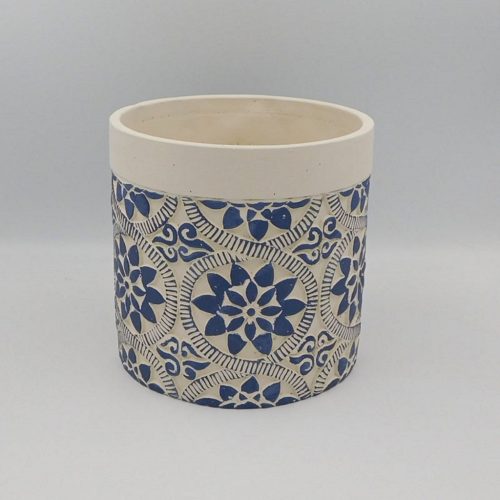 BET.KAS.KREIS BLAU BLUME 11*10