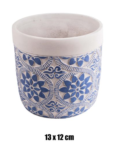 BET.KAS.KREIS BLAU BLUME 13*12