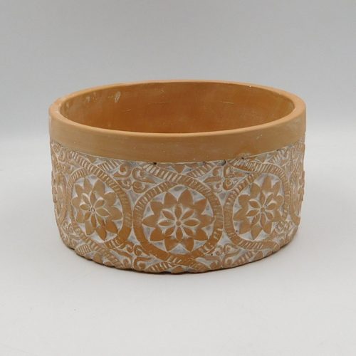 BET.KASTEN TERRAKOTTA BLUME 17*9
