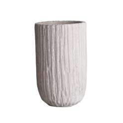 B.VASE HOCH BEIGE    12*20