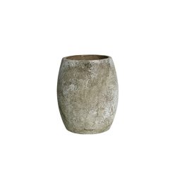 B.VASE HOCH MOOSGRÜN14*16,5