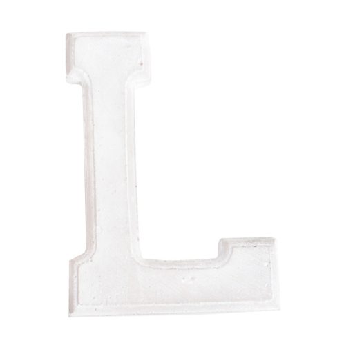 K.TEETASSE "L" WEISS 15,5*11