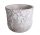 BET.BLUMENTOPF MIT RANKENMUSTER GRAU 18*15