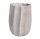 BET.VASE GESTREIFT WEIß.MO13*17