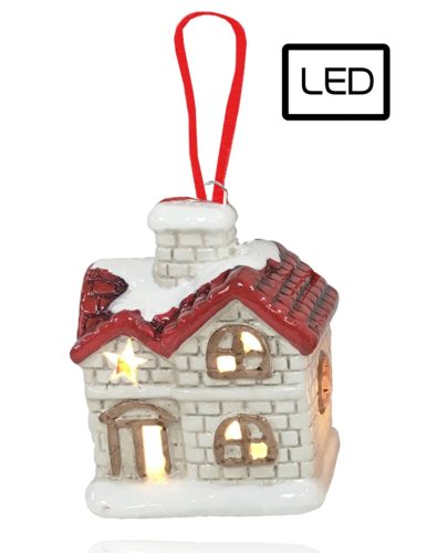 SCHNEEHÜTTE MIT SCHNEEMANN + LED 7,2