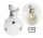 PORZ.LED SCHNEEM.GLOCKE G/W12,5
