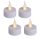 LED KERZEN*4 WARMF.   MF