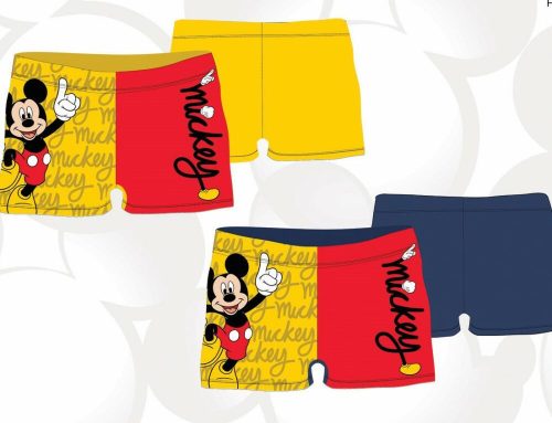 Mickey Mouse Jungen Badehose - Badeboxer - dunkelblau - 110