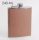 FLACHE RÜCKSEITE STAHL "60" BRAUN 240ML