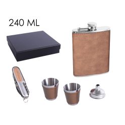 FLACHE RÜCKSEITE TÖL + 2 POHL BICSBAR 240ML