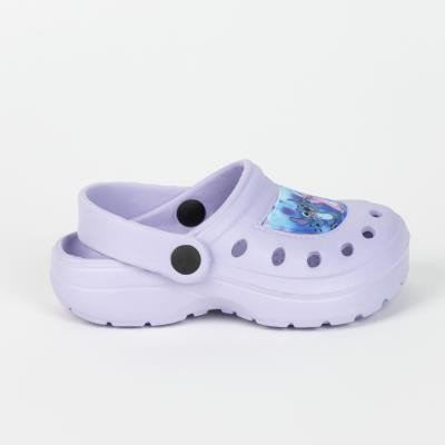 Disney Stitch Kinder Hausschuhe, Clogs - Helllila - 26-27