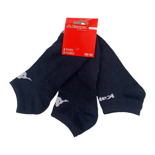 Kappa Baumwoll-Sneakersocken - 3 Paar/Packung