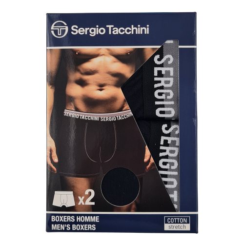 Sergio Tacchini Herren Baumwollboxershorts - 2 Stück/Packung
