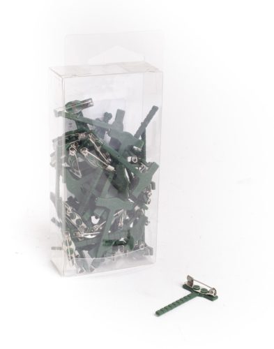 BLUMENKLAMMER*50 GRÜN 4,2*2,5