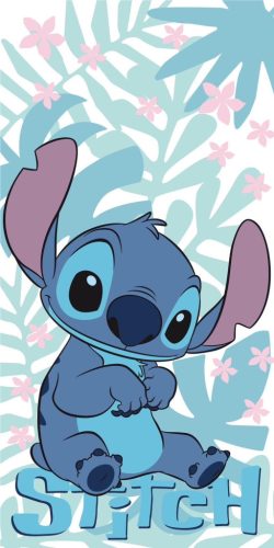 Disney Stitch Palm Leaves 100% Baumwoll-Strandtuch - 70x140 cm