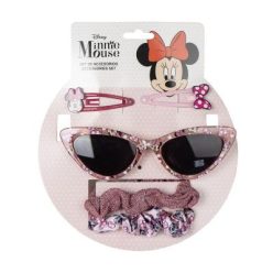   Disney Minnie Maus Beauty-Set, Sonnenbrille + Haarspange + Haargummi