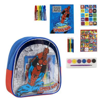 Spiderman Tasche + Malbuch für Kinder