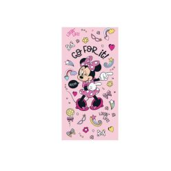   Disney Minnie Maus Kinder Strandtuch - 100% Baumwolle - 70x140 cm - Rosa