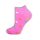 Damen Gemusterte Sneakersocken - Baumwoll Sneakersocken - 39-42 - rosa - Evidence