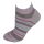 Damen Gemusterte Sneakersocken - Baumwoll Sneakersocken - 35-38 - rosa - Evidence