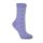 Damensocken - Baumwoll-Sneakersocken - 39-42 - lila kariert - Evidence