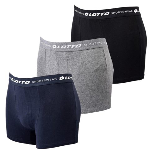 Lotto Herren Baumwollboxershorts - hellgrau - XXL
