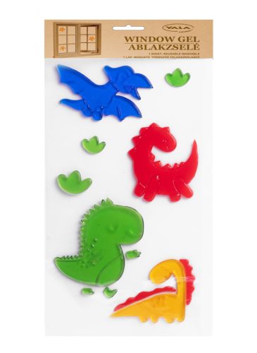 FENSTERGEL DINOSAURIER 15*25
