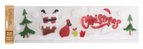 FENSTERBILD WEIHNACHTSSCHNEEMANN 15*55