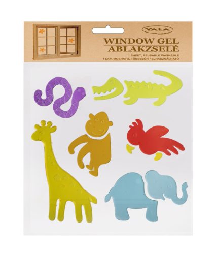 FENSTERBILD AFRIKANISCHE TIERE 20*25