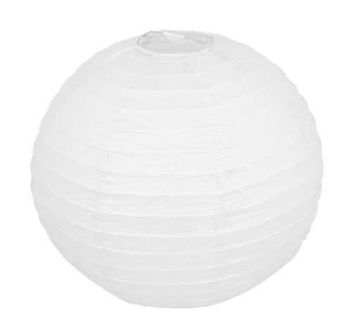 PAPIERLAMPENSCHIRM KUGEL WEISS 30