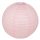 PAPIERLAMPENSCHIRM KUGEL ROSA 30