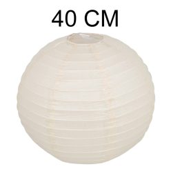 PAPIERLAMPENSCHIRM KUGEL CREME 40