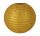 PAPIERLAMPENSCHIRM KUGEL GOLD+GLAS 35